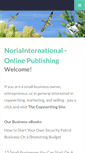 Mobile Screenshot of noriainternational.com